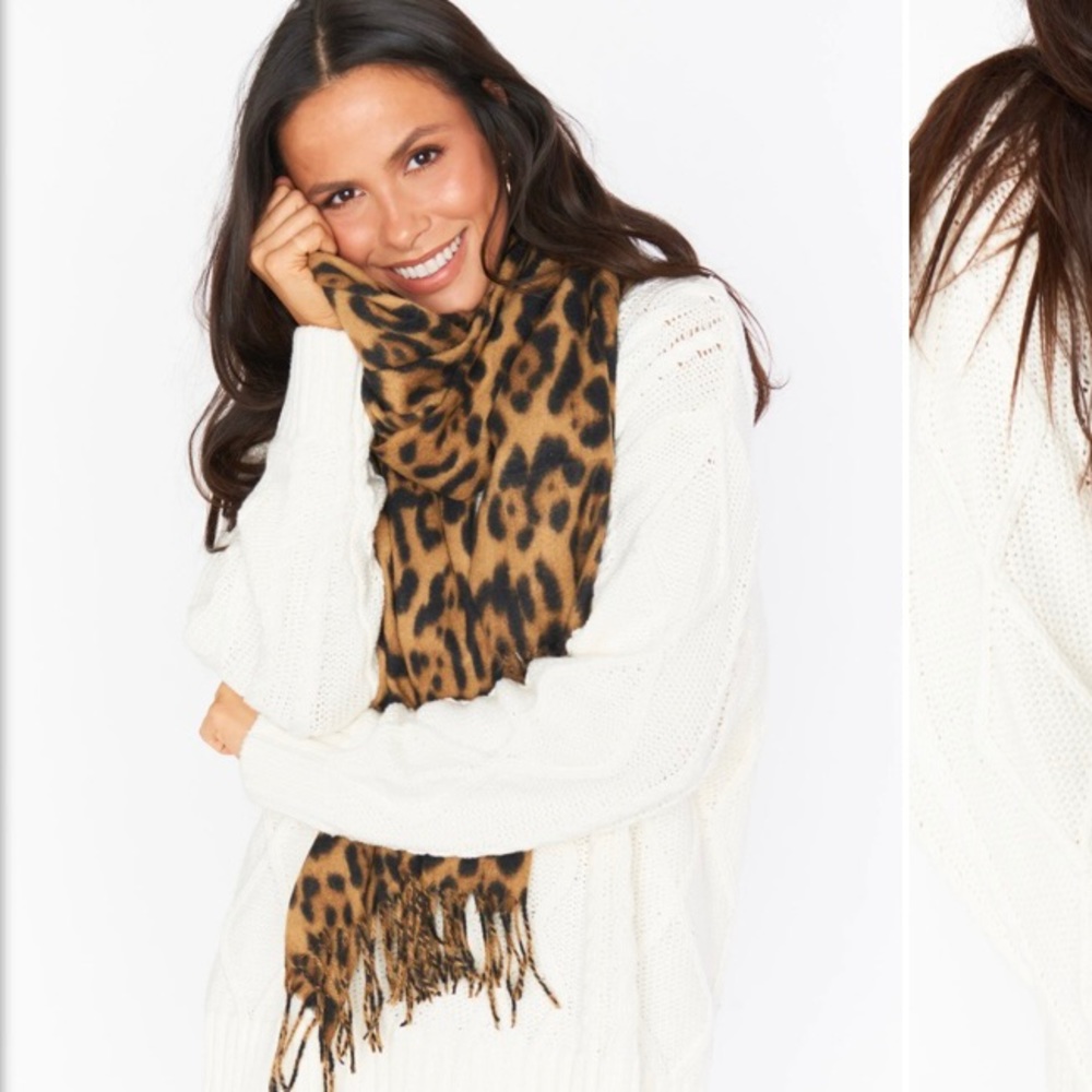 Show Me Your MuMu Dixie Scarf Leopard Print